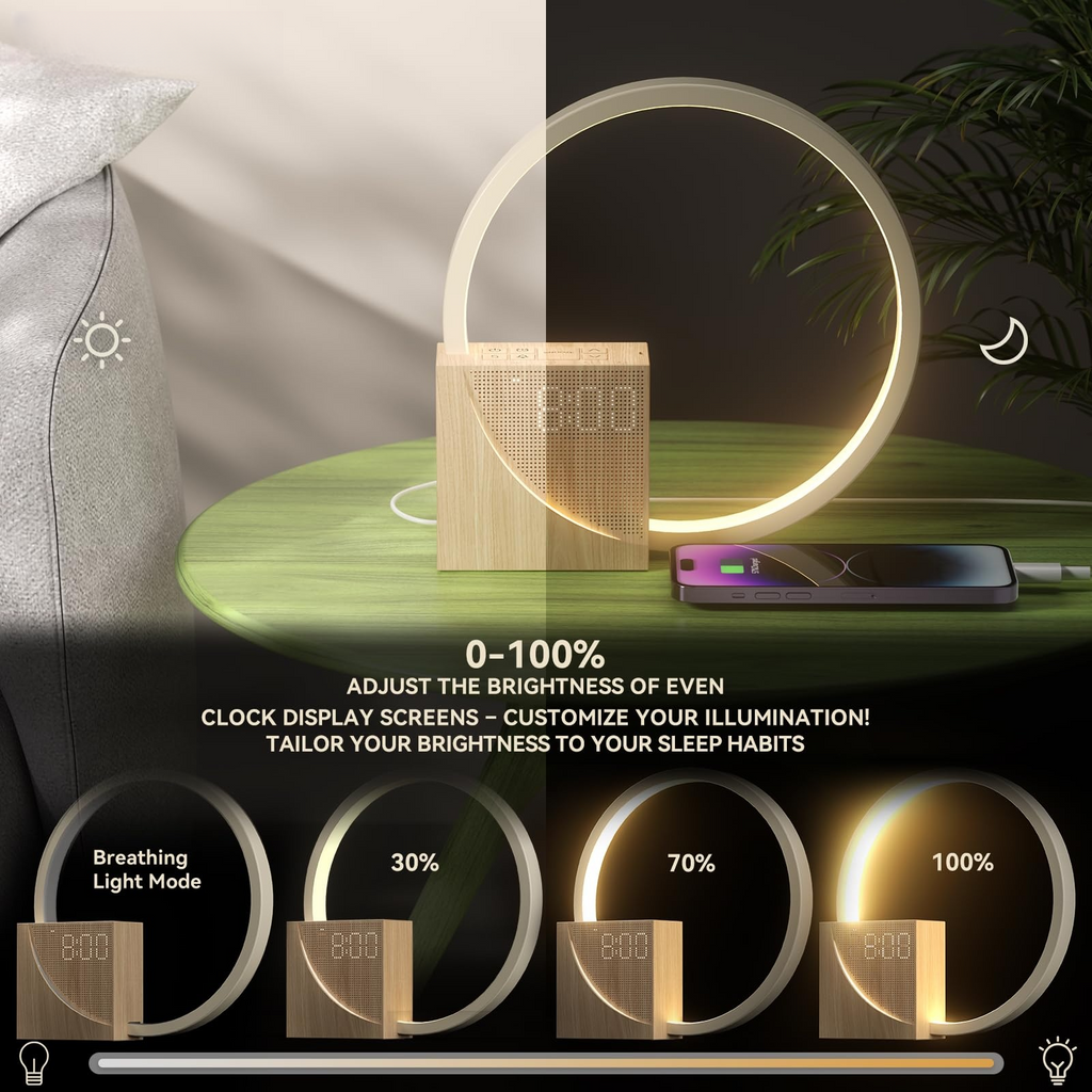 Réveil intelligent avec source d'alimentation électrique