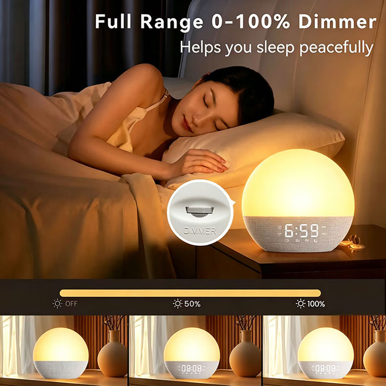 Réveil intelligent lumineux
