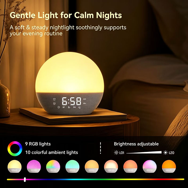 Réveil intelligent lumineux